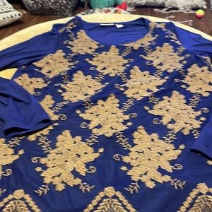 Logo size medium overlayed embroidery
